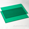 Placa sólida de PC verde de 12 mm